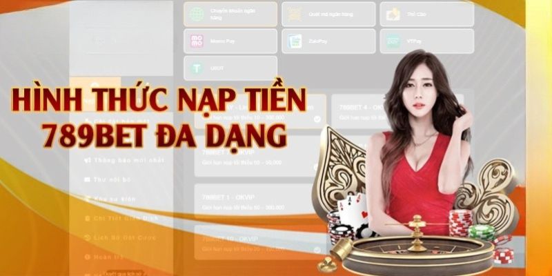 Thực hiện nạp tiền qua hình thức thanh toán trực tuyến