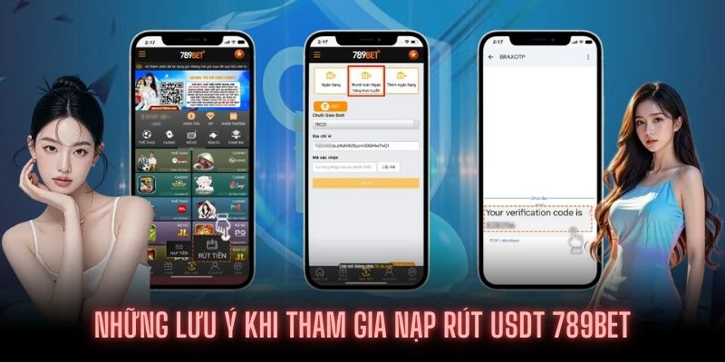 Quy định nạp rút USDT 789BET mà khách hàng cần tuân thủ